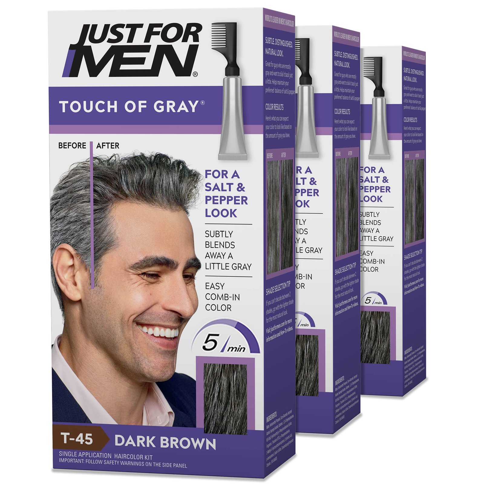 Just Men Touch Comb Color