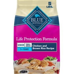 Blue Buffalo Life Protection Formula Chicken & Brown Rice Small Breed Senior Dry Dog Food - 5 lbs