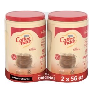 Nestle Coffee mate Coffee Creamer, Original, Non Dairy Powder Creamer, 56 oz Bulk Pack, Pack of 2