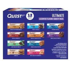 Quest Nutrition Ultimate Variety Pack Protein Bars, Low Carb, Keto Friendly, 12 Ct