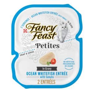 Fancy Feast Purina Fancy Feast Petites Ocean Whitefish Entree With Tomato in Gravy Gourmet Wet Cat Food - 2.8 oz | Pack of 12
