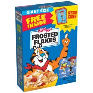 Frosted Flakes Breakfast Cereal, Fat Free, Giant Size, 28.5 oz