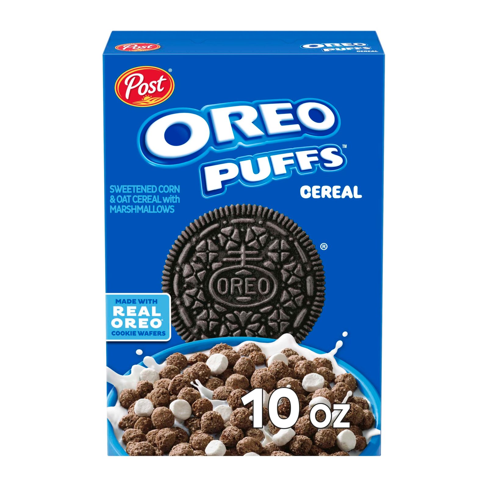 OREO PUFFS™ Cereal, Chocolate Breakfast Cereal, 10 oz Box