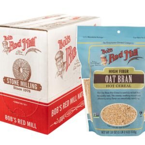 Bob's Red Mill Oat Bran, 18oz, Vegan, Pack of 4 - Non GMO