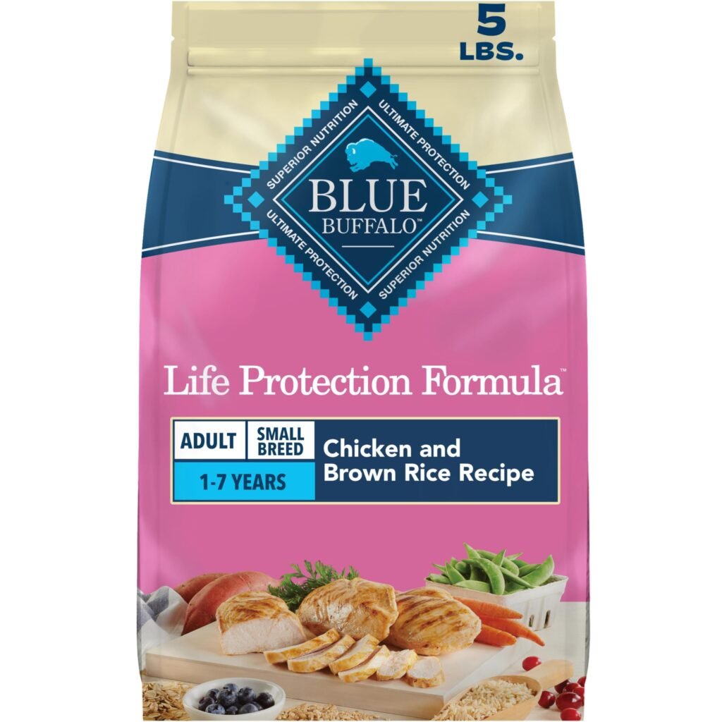 Blue Buffalo Life Protection Formula Chicken & Brown Rice Small Breed Adult Dry Dog Food - 5 lbs