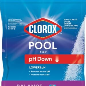 Clorox® Pool&Spa™ Swimming Pool pH Down, Lowers pH, Protects Against Eye and Skin Irritation, 5LB (Pack of 1)