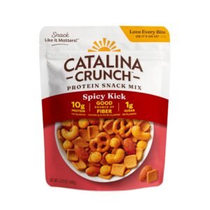 Protein Snack Mix - 10g Protein, 1g Sugar per Serving - Good Source of Fiber, 5.25 oz Bag, Pack of 1 - Packaging May Vary