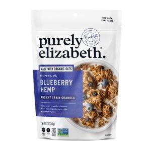 Purely Elizabeth Ancient Grain Granola Cereal Blueberry Hemp, 12oz