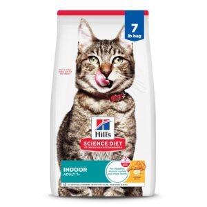 Hill's Science Diet Adult 7+ Indoor Dry Cat Food Chicken - 7 lb