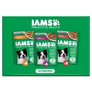 IAMS Proactive Health Adult Wet Dog Food Variety Pack - 3.5 oz | Pack of 18