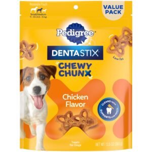 Dentastix Pedigree Dentastix Chewy Chunx Small & Medium Dog Treats Chicken Flavor - 13.5 oz