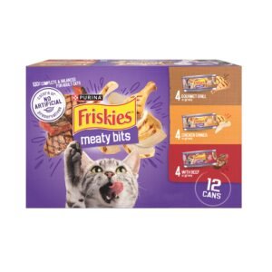 Friskies Purina Friskies Gravy Wet Cat Food Variety Pack, Meaty Bits - (2 Packs of 12) - 5.5 oz