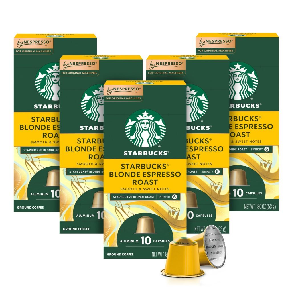 by Nespresso Original Line Blonde Roast Espresso 50-Ct Espresso Pods
