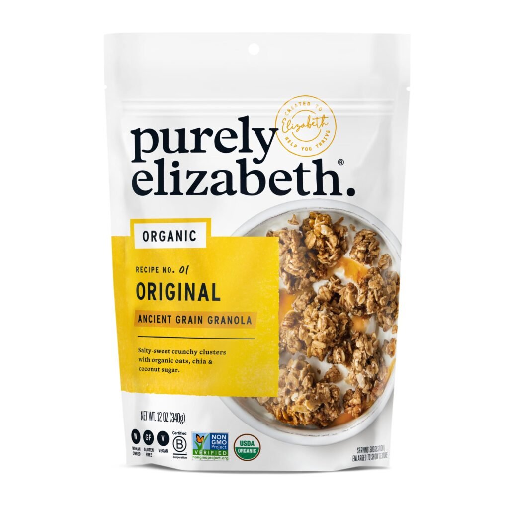 Purely Elizabeth, Organic Original, Ancient Grain Granola, 12oz Bag