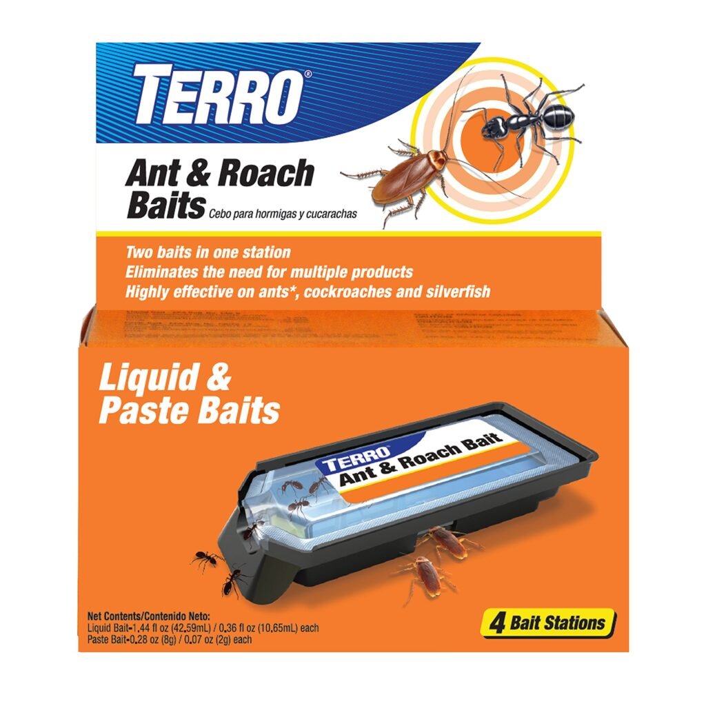 TERRO Ant & Roach Bait T360 4-Pack