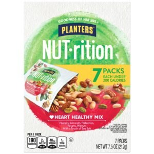 PLANTERS NUT-rition Heart Healthy Mix with Walnuts, 7.5 oz Box