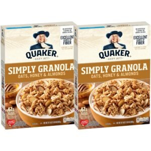 Quaker Simply Granola Honey & Almond, Pack of 2