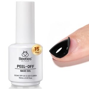 Beetles 15ml Peel-Off Gel Base Coat for Gel Nail Polish - Easy Peel