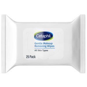 Cetaphil Gentle Makeup Removing Face Wipes - Fragrance and Alcohol Free, 25 Count