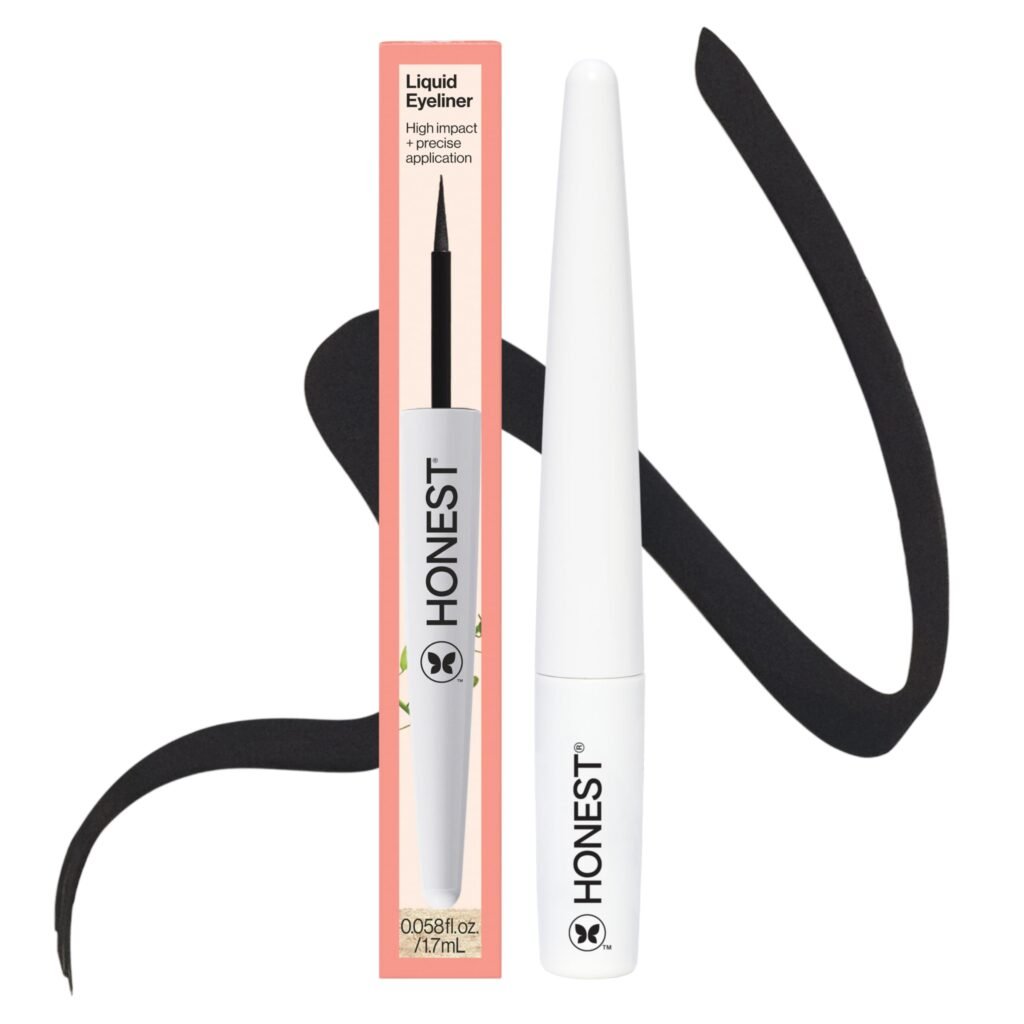 Honest Beauty Longlasting Liquid Eyeliner - Black, 0.58 fl oz