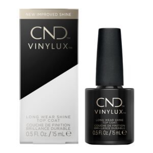 CND Vinylux Long Wear Shine Top Coat - Easy to Remove, 0.5 Fl Oz