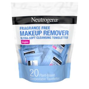 Neutrogena Fragrance-Free Makeup Remover Wipes Singles - 20 ct