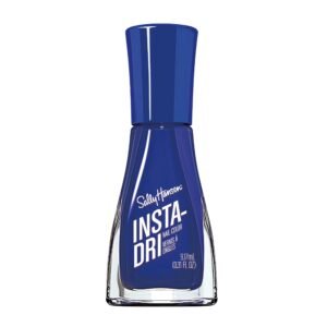 Sally Hansen Insta-Dri Nail Polish - Dark Blue Nail Color.