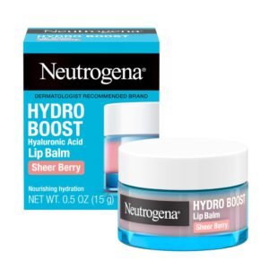 Neutrogena Hydro Boost Hyaluronic Acid Lip Balm - Sheer Berry, 0.5 oz