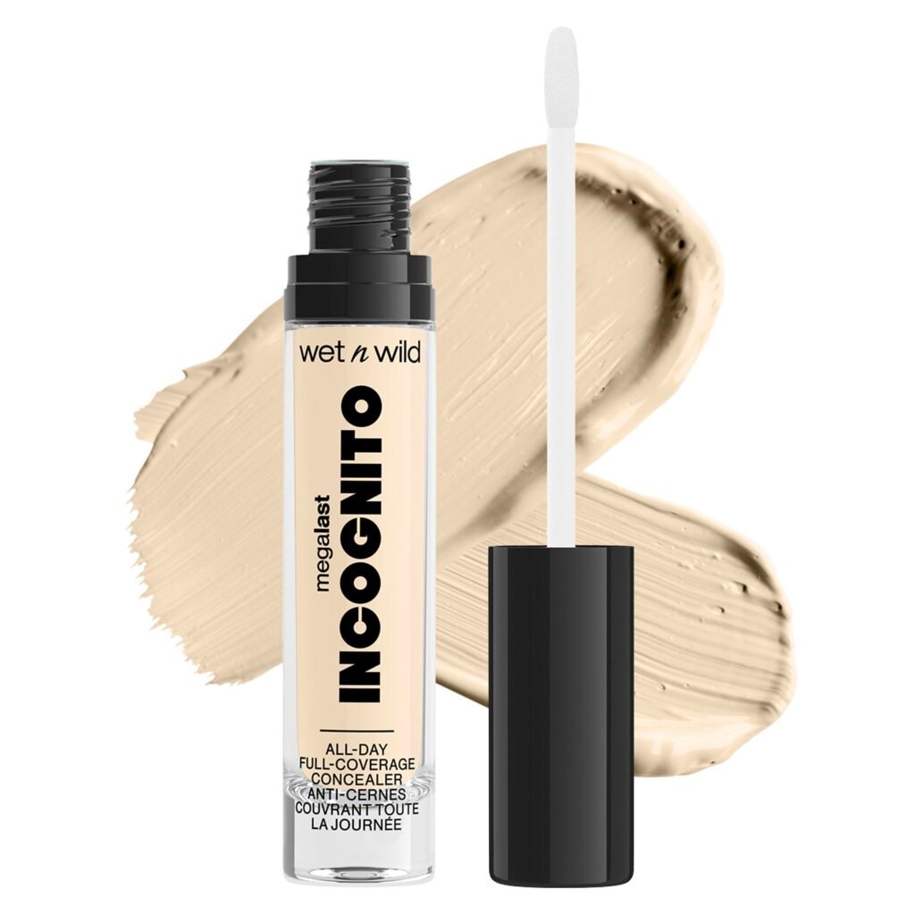 wet n wild Mega Last Incognito AllDay Full Coverage Concealer - Fair, 0.18 Ounce