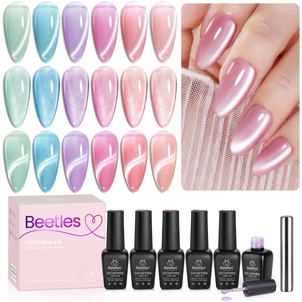 Beetles Cat Eye Gel Nail Polish Set