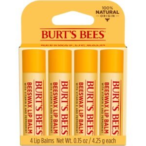 Burt's Bees 100% Natural Moisturizing Lip Balm (Original Beeswax)