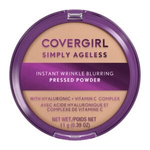 Covergirl Simply Ageless Instant Wrinkle Blurring Pressed Powder - Classic Ivory, 0.39 Oz
